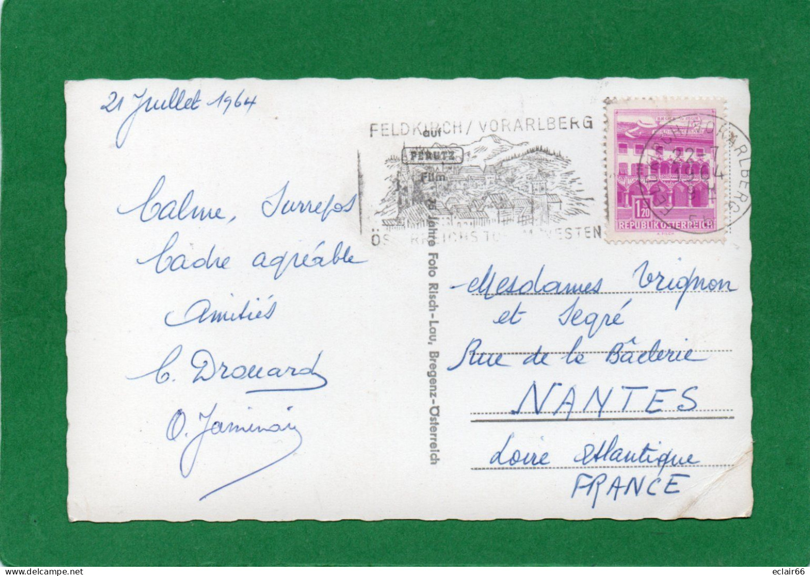 FELDKIRCH VORALBERG  AUTRICHE VORALBERG CPSM Année 1964 EDIT  Jhare Foto Rich-lou - Feldkirch