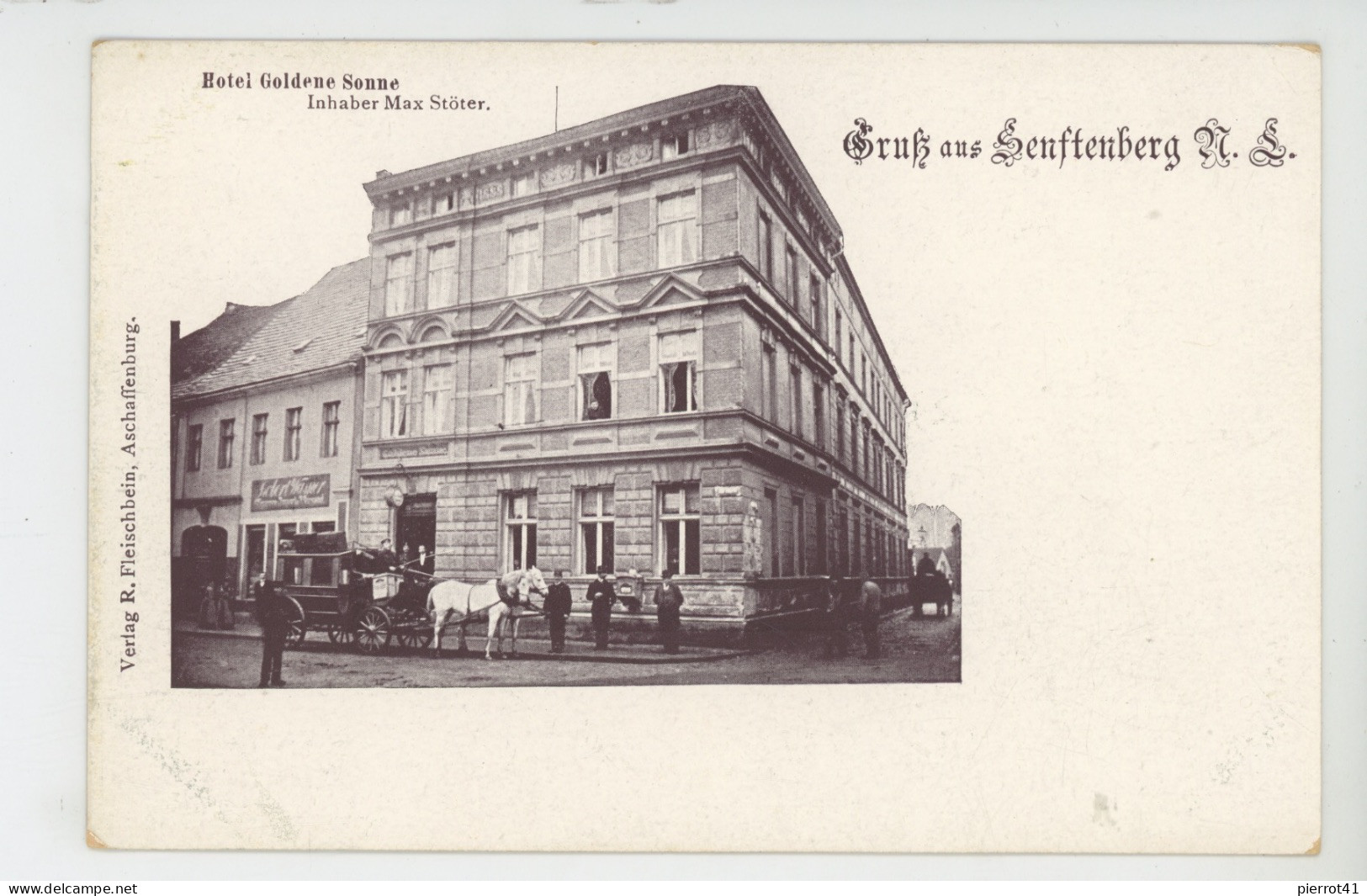 ALLEMAGNE - Gruss Aus SENFTENBERG - Hotel GOLDENE SONNE - Senftenberg