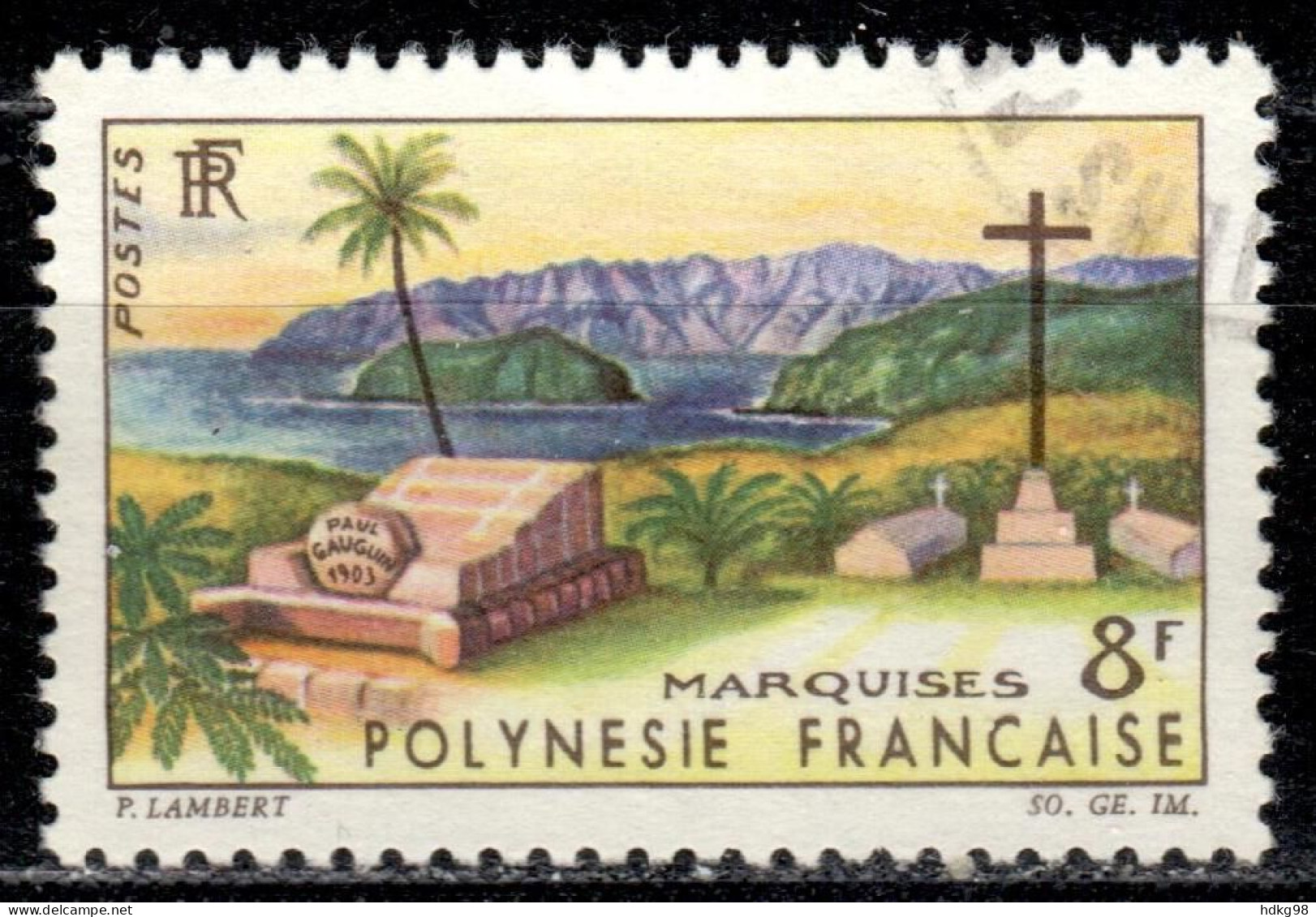 F P+ Polynesien 1964 Mi 41 Landschaft - Gebraucht