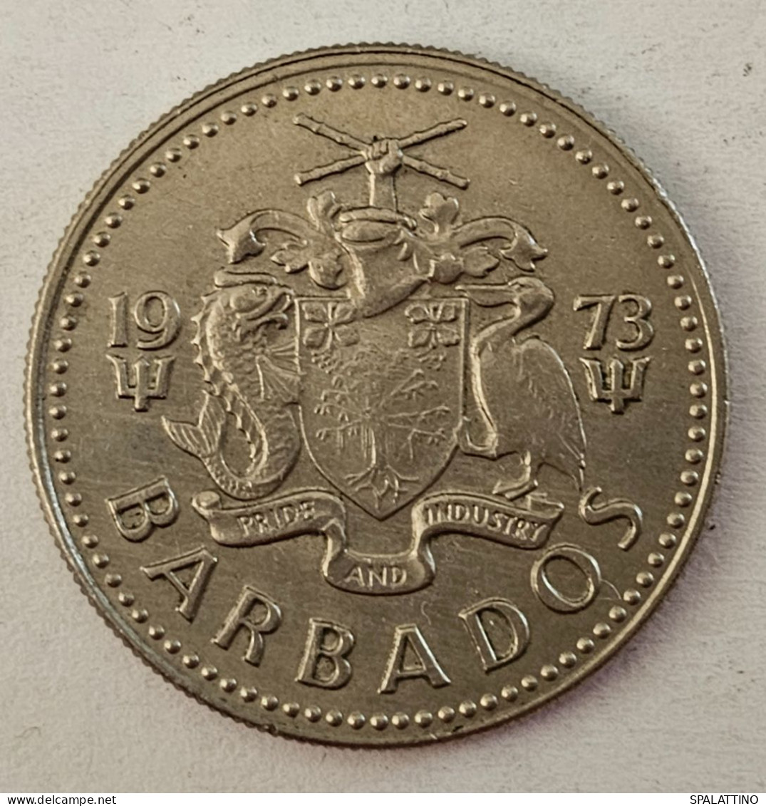 BARBADOS- 25 CENTS 1973. - Barbados (Barbuda)