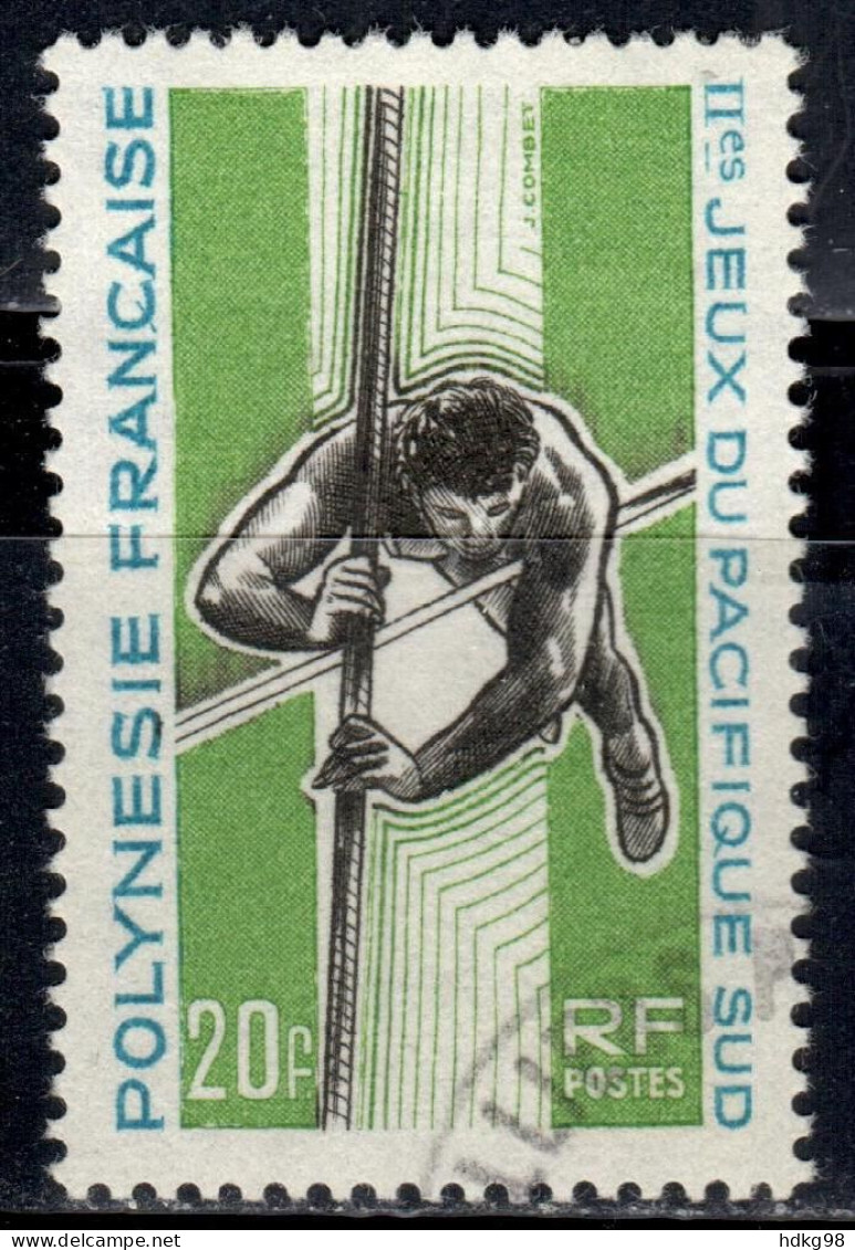 F P+ Polynesien 1966 Mi 64 Hochsprung - Used Stamps