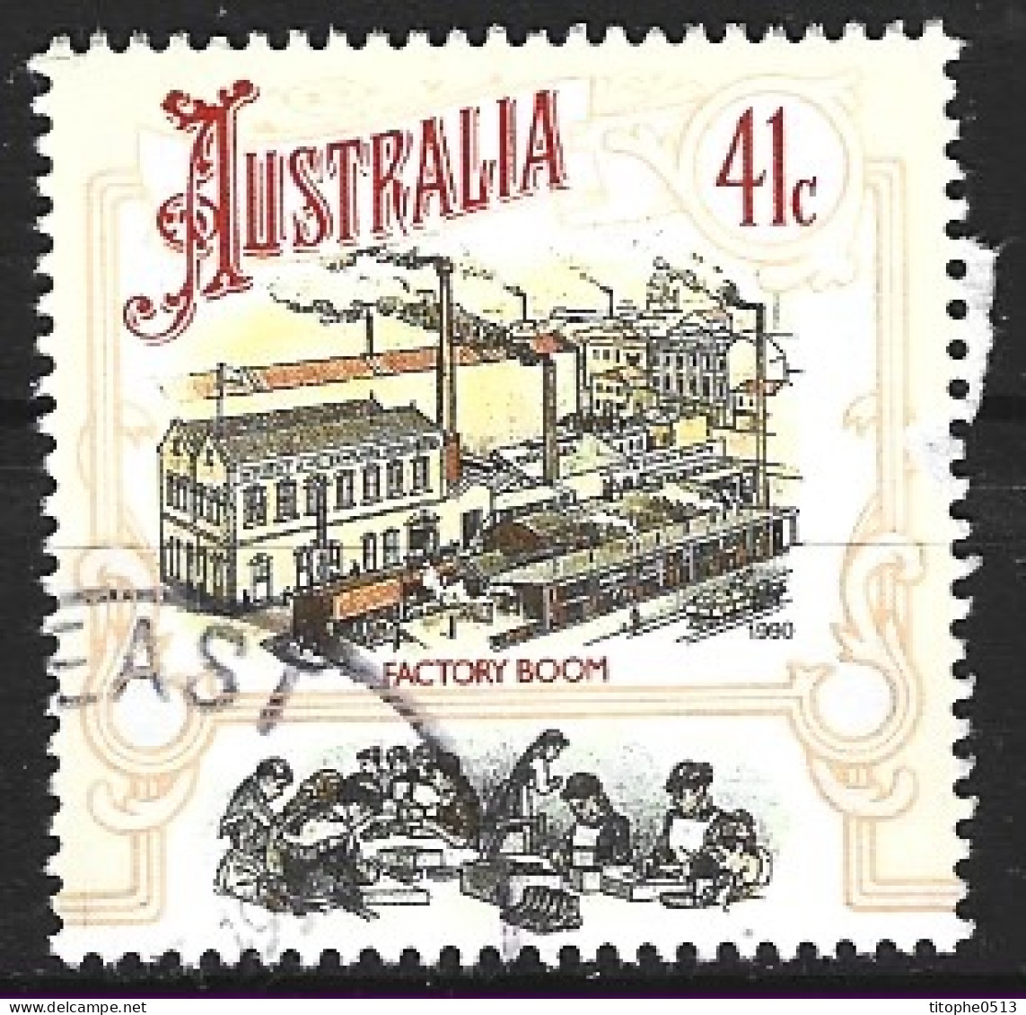 AUSTRALIE. N°1180 Oblitéré De 1990. Expansion Industrielle. - Usines & Industries