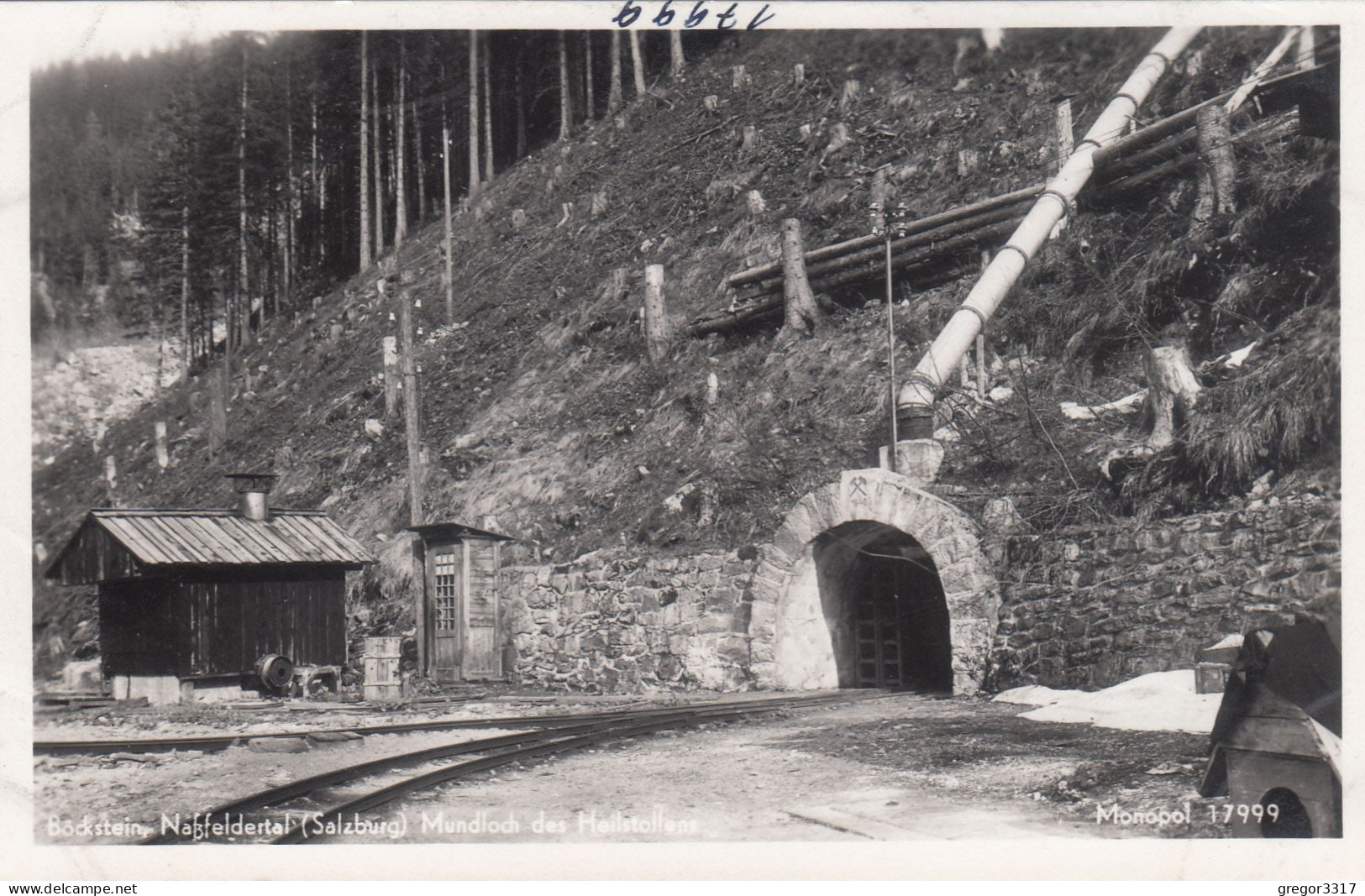 D607) BÖCKSTEIN - NAßfeldertal - Salzburg - Mundloch Des Heilstollens ALT !! - Böckstein