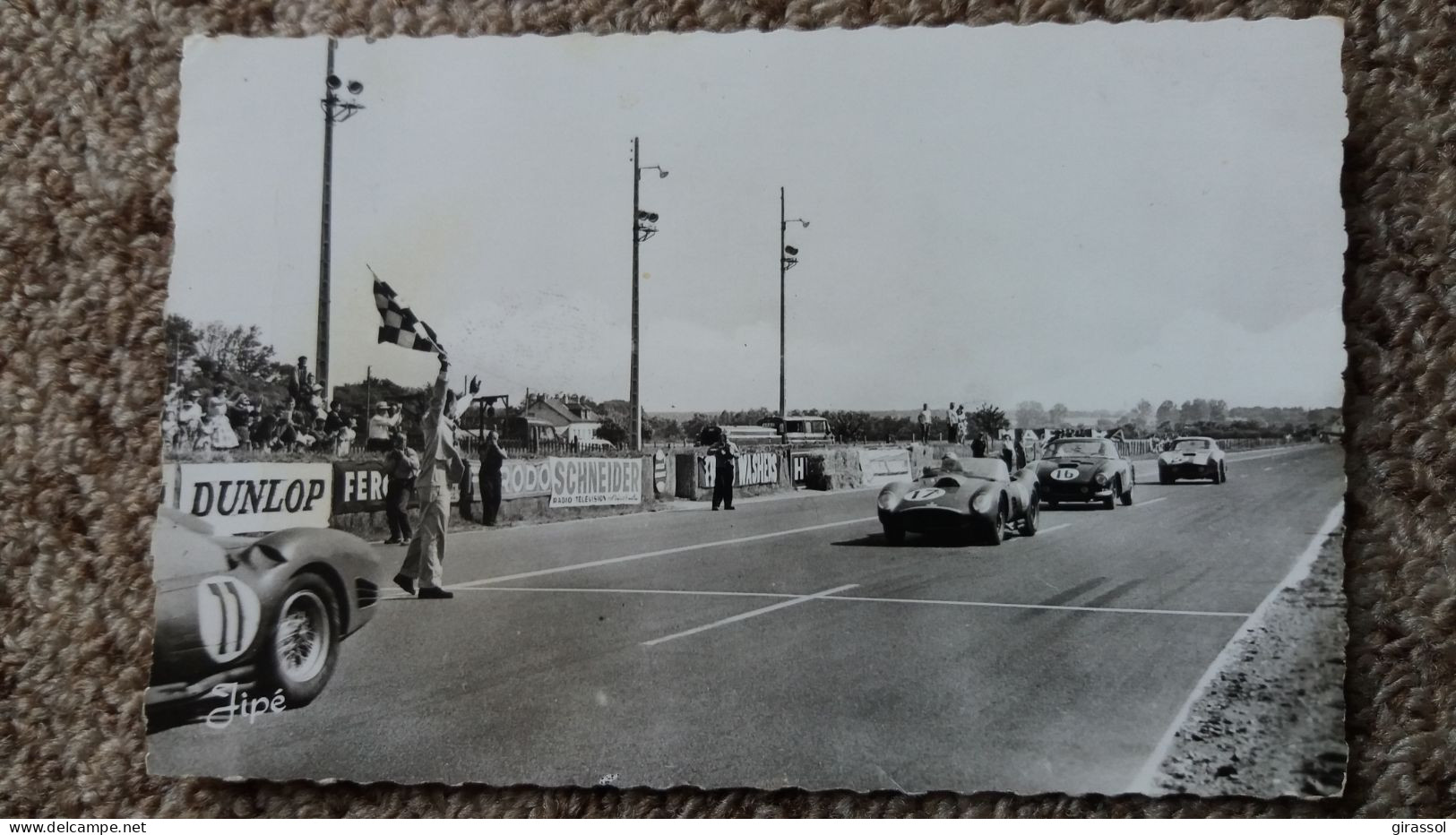 CPSM LE MANS SARTHE 72 CIRCUIT DES 24 HEURES L ARRIVEE AUTO VOITURE DE SPORT ED GEORGET DOLBEAU 1962 - Le Mans