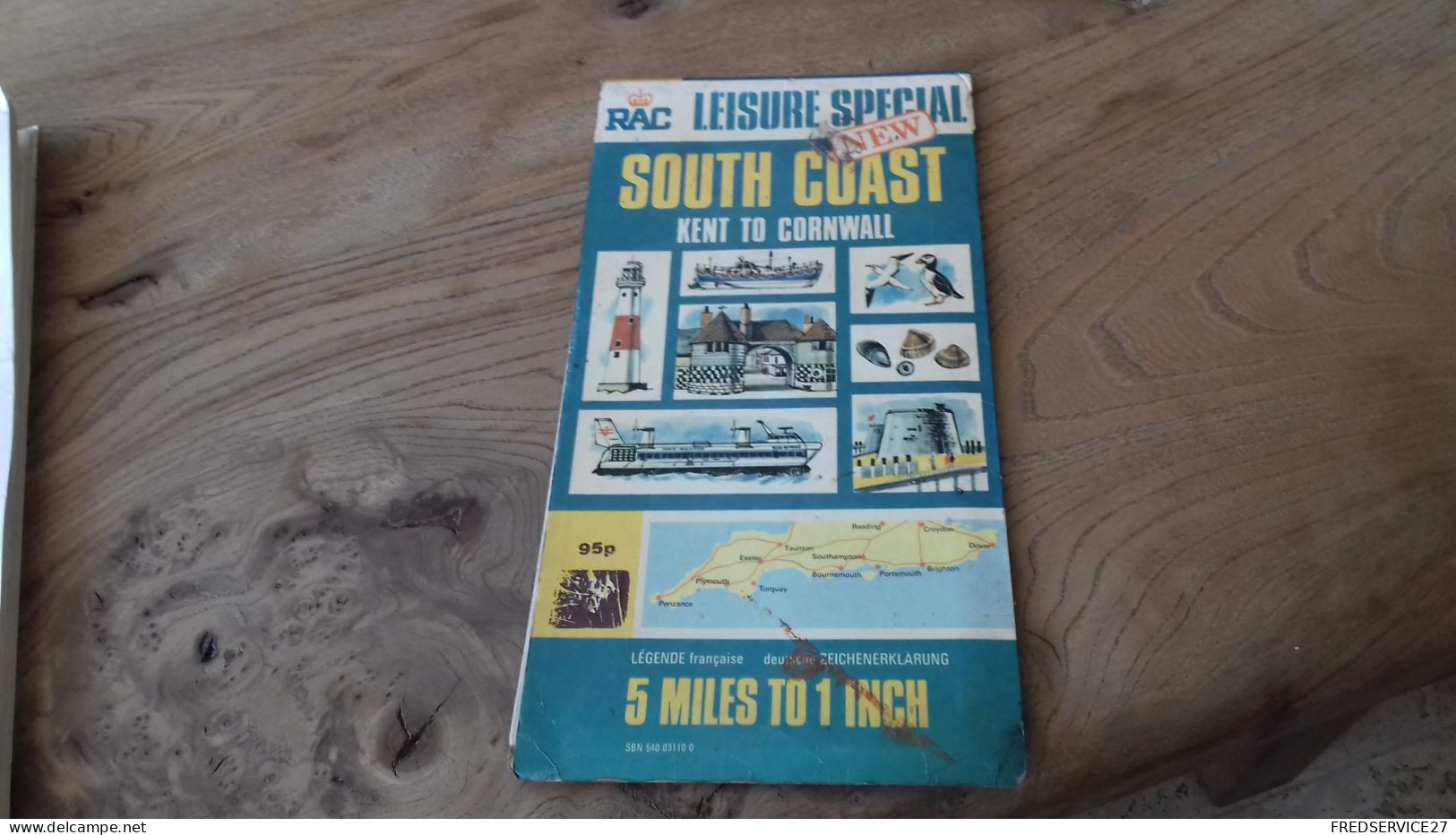 124/ RAC LEISURE SPECIAL SOUTH COAST KENT TO CORNWALL LEGENDE FRANCAISE - Autres & Non Classés