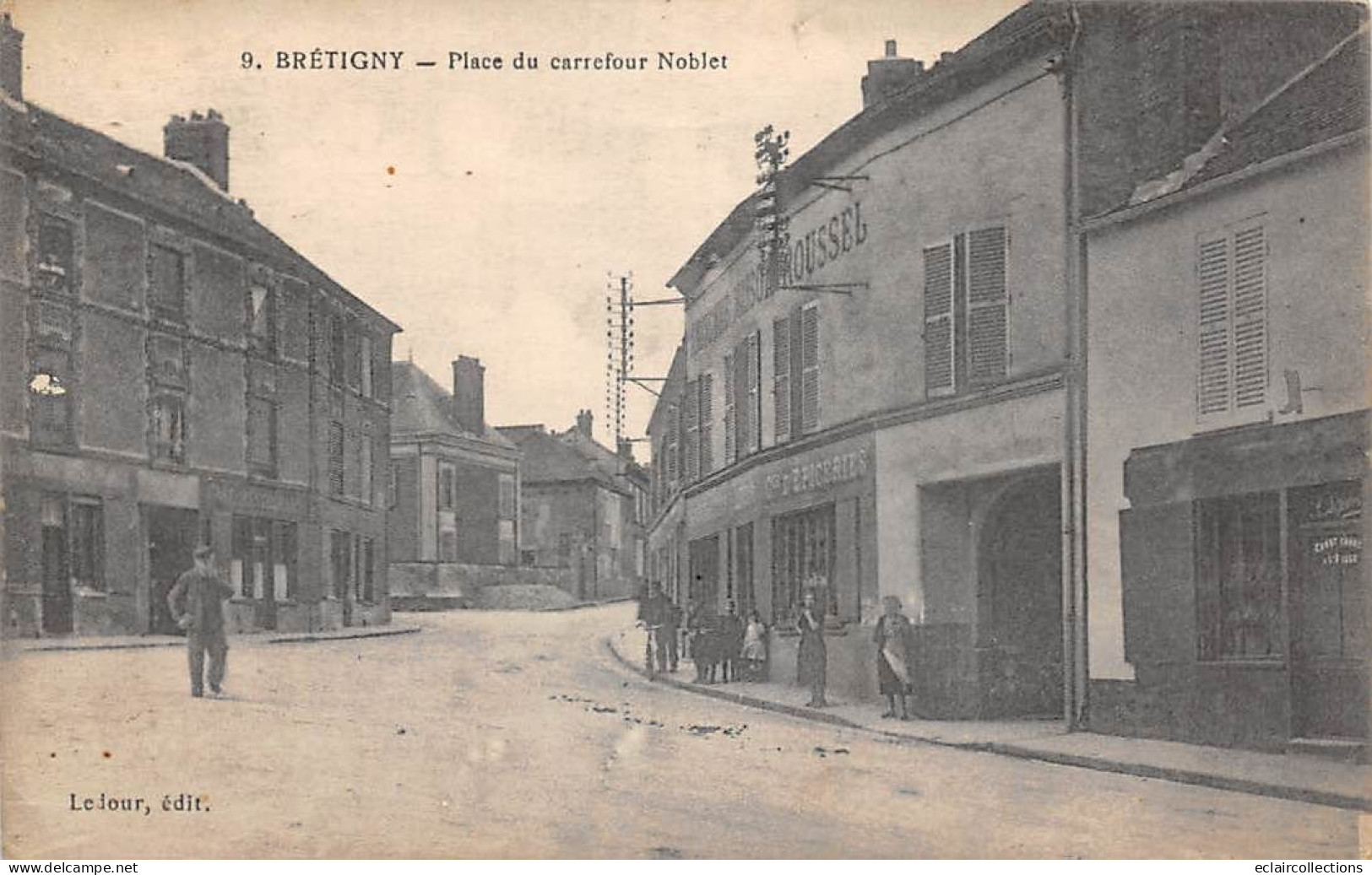 Brétigny Sur Orge         91       Place Du Carrefour Noblet        (voir Scan) - Bretigny Sur Orge