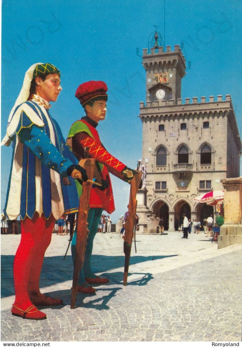 CARTOLINA  REPUBBLICA DI S.MARINO-BALESTRIERI-NON VIAGGIATA - San Marino