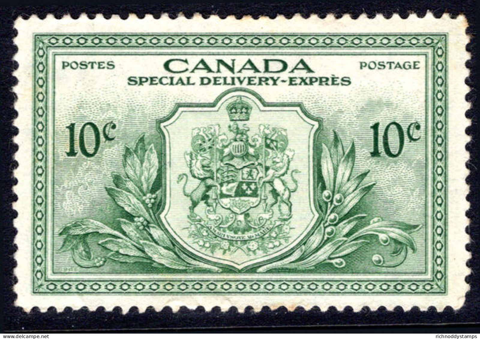 Canada 1942-43 10c War Effort Special Delivery Lightly Mounted Mint. - Sonstige & Ohne Zuordnung