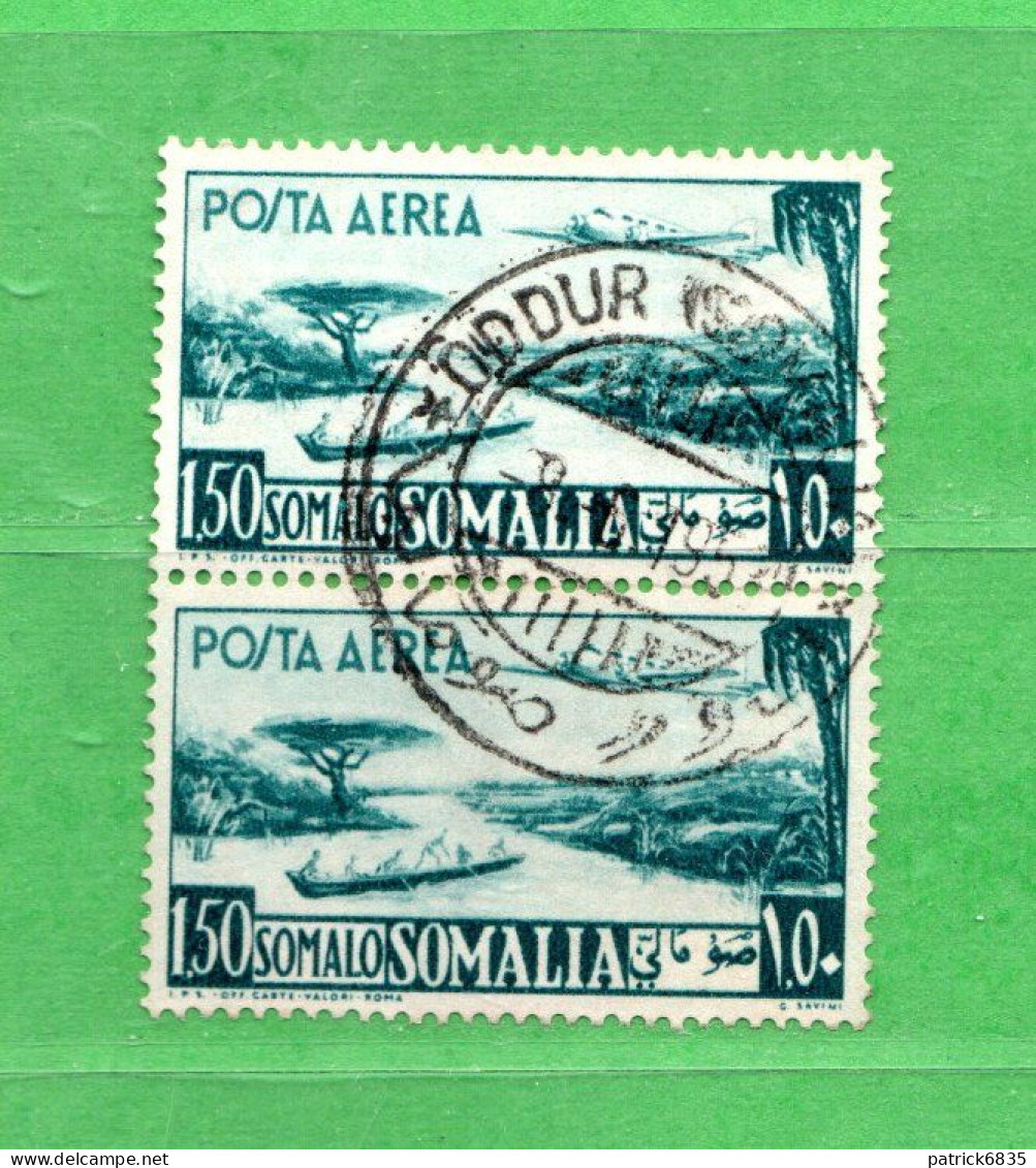 (Us8) SOMALIA - AFIS ° 1950 - PITTORICA - POSTA AEREA. Unif. A.8. - Somalia (AFIS)