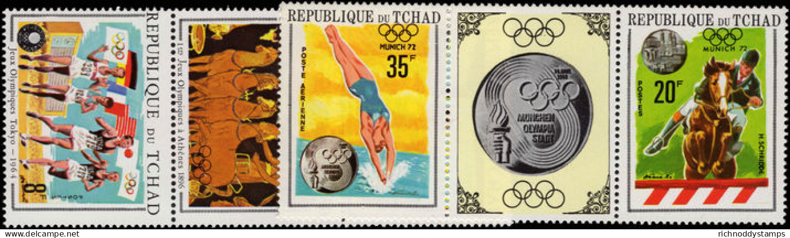 Chad 1970 Athens Olympics Unmounted Mint. - Tchad (1960-...)