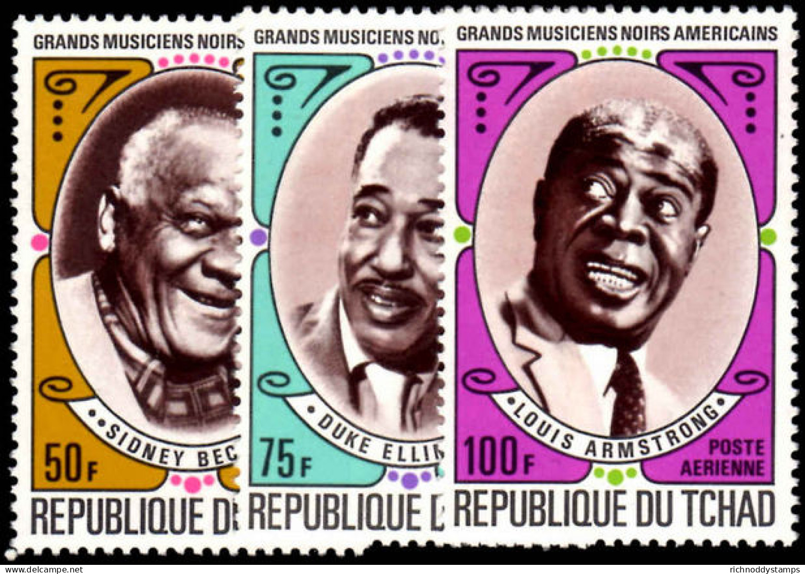 Chad 1971 Famous Black Musicians Unmounted Mint. - Tchad (1960-...)