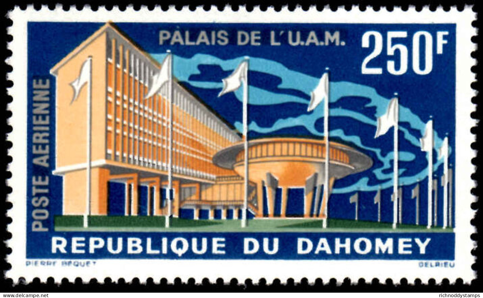 Dahomey 1963 Meeting Of Heads Of State Of African And Malagasy Union Unmounted Mint. - Bénin – Dahomey (1960-...)