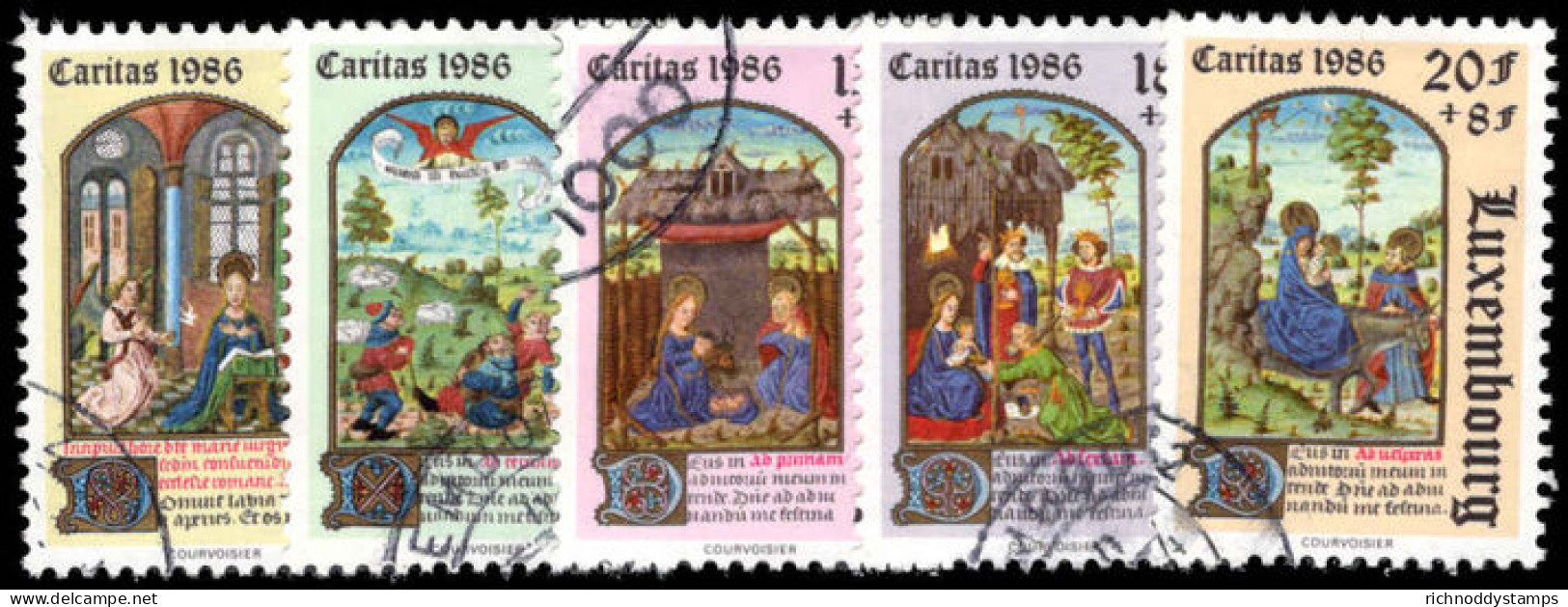 Luxembourg 1986 Book Of Hours Fine Used. - Used Stamps