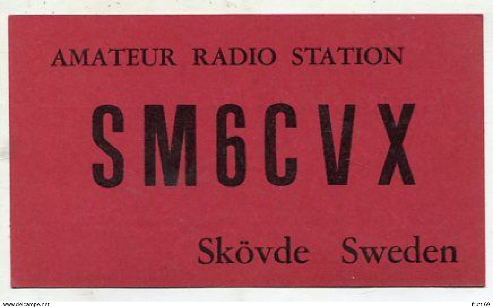 AK 141506 QSL - Sweden - Skövde - Autres & Non Classés