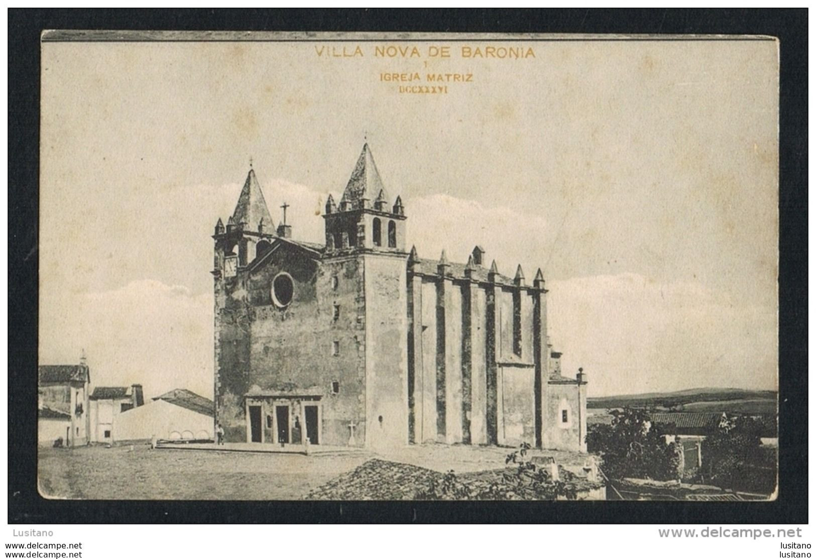 VILA NOVA DE BARONIA - Alvito - Alentejo - Igreja Matriz - Portugal ( 2 Scans ) - Beja