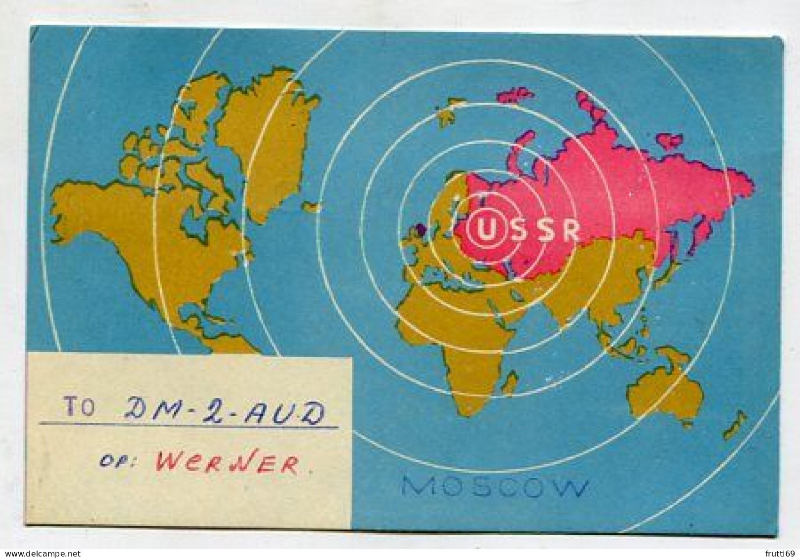 AK 141541 QSL - USSR - Moscow - Andere & Zonder Classificatie