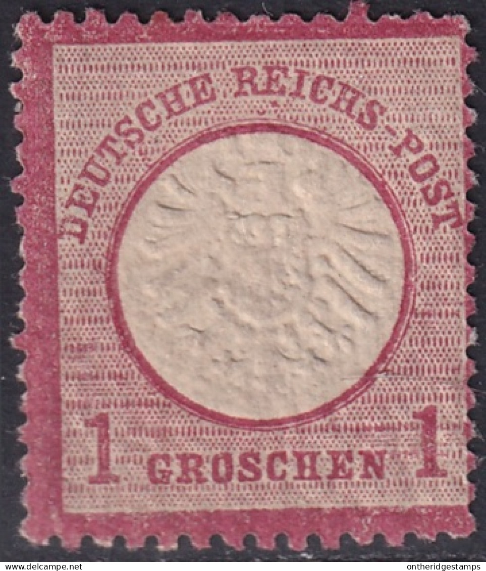 Germany 1872 Sc 17 Deutschland Mi 19 MH* Tiny Thin - Ungebraucht