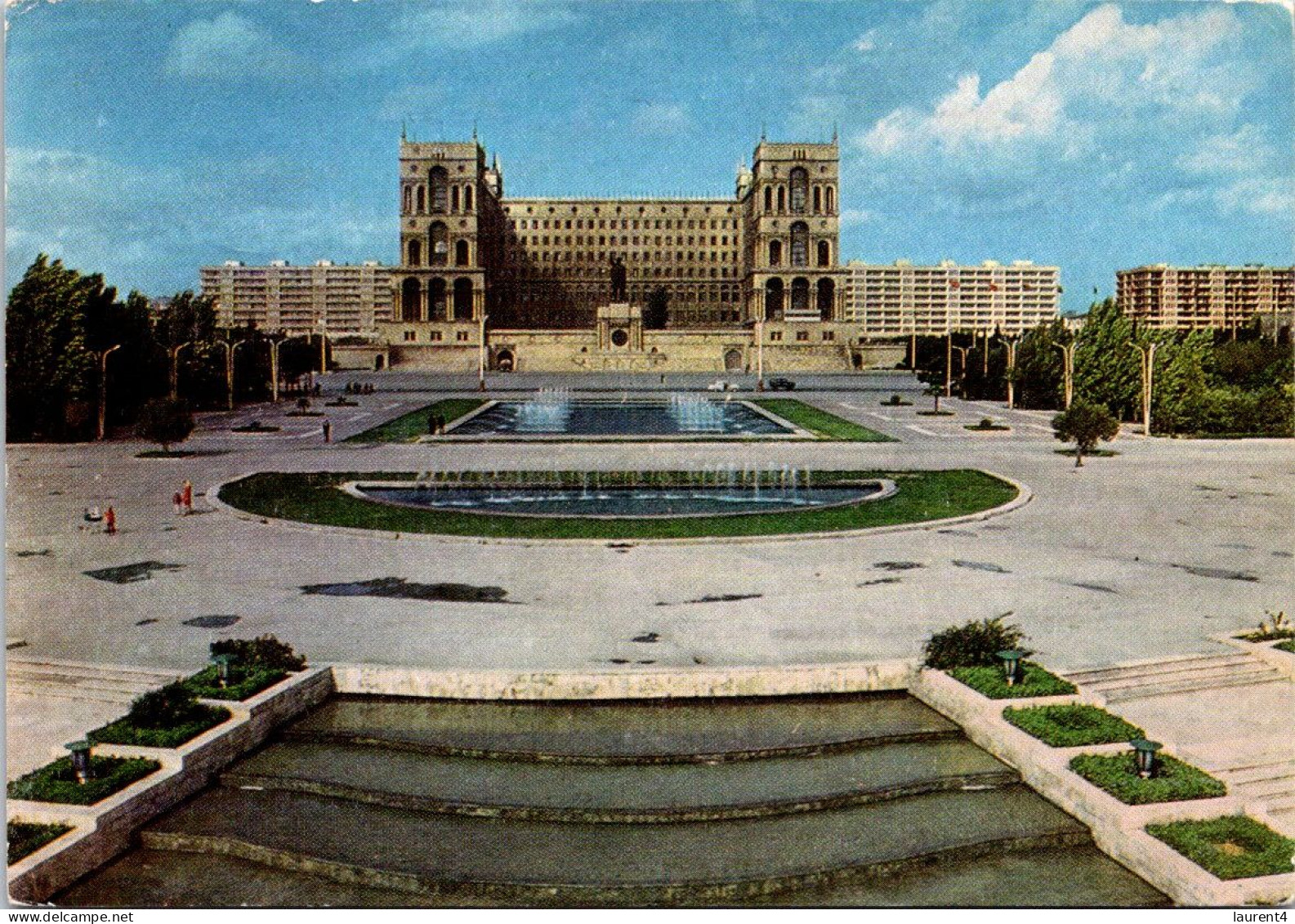 (4 R 50) Russia  - Posted To France - 1977 - Baku (ex Russia - Now In Azerbaijan) - Azerbaiyan