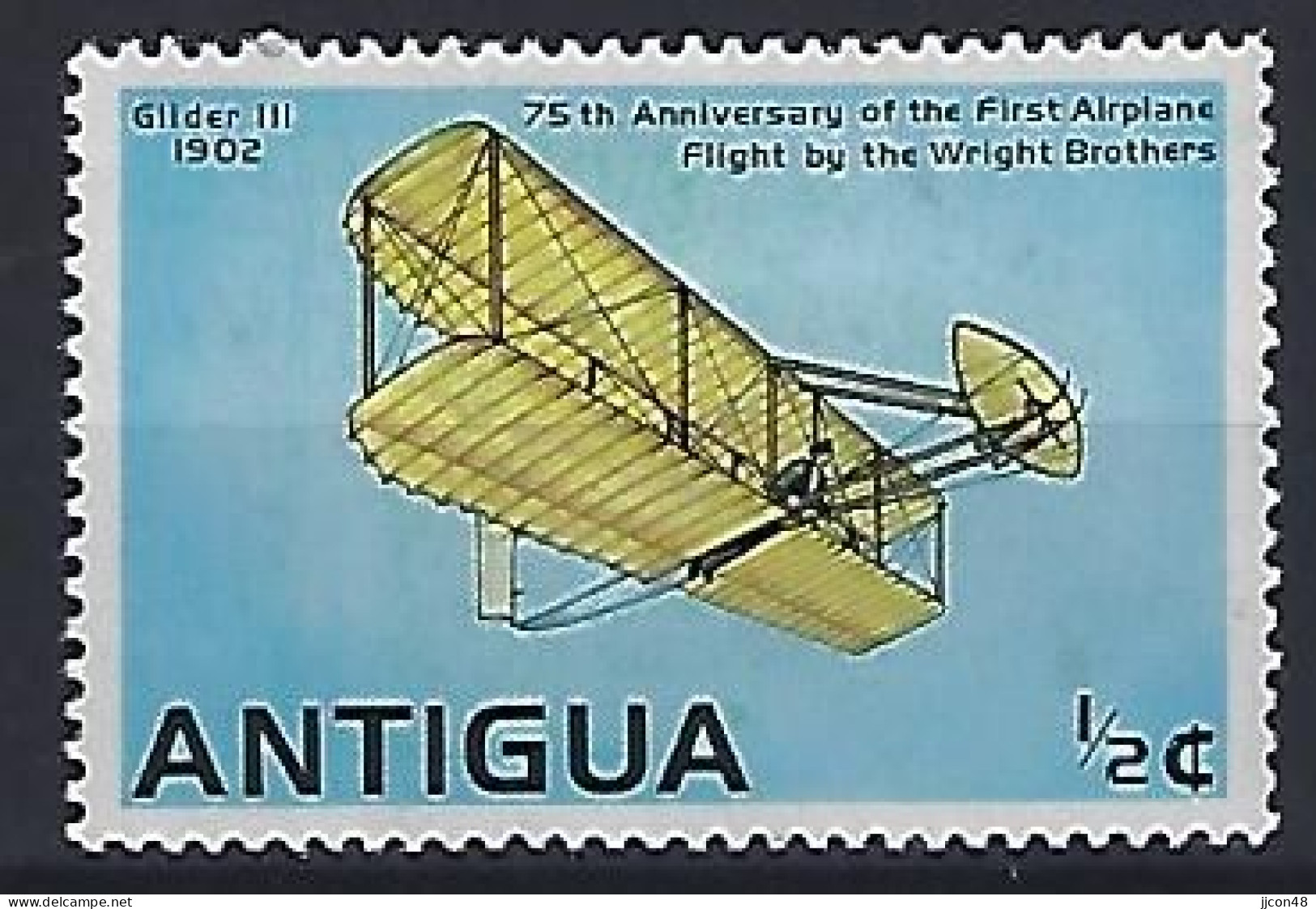 Antigua 1978  75th Ann.of Powered Flight (*) MM - 1960-1981 Ministerial Government