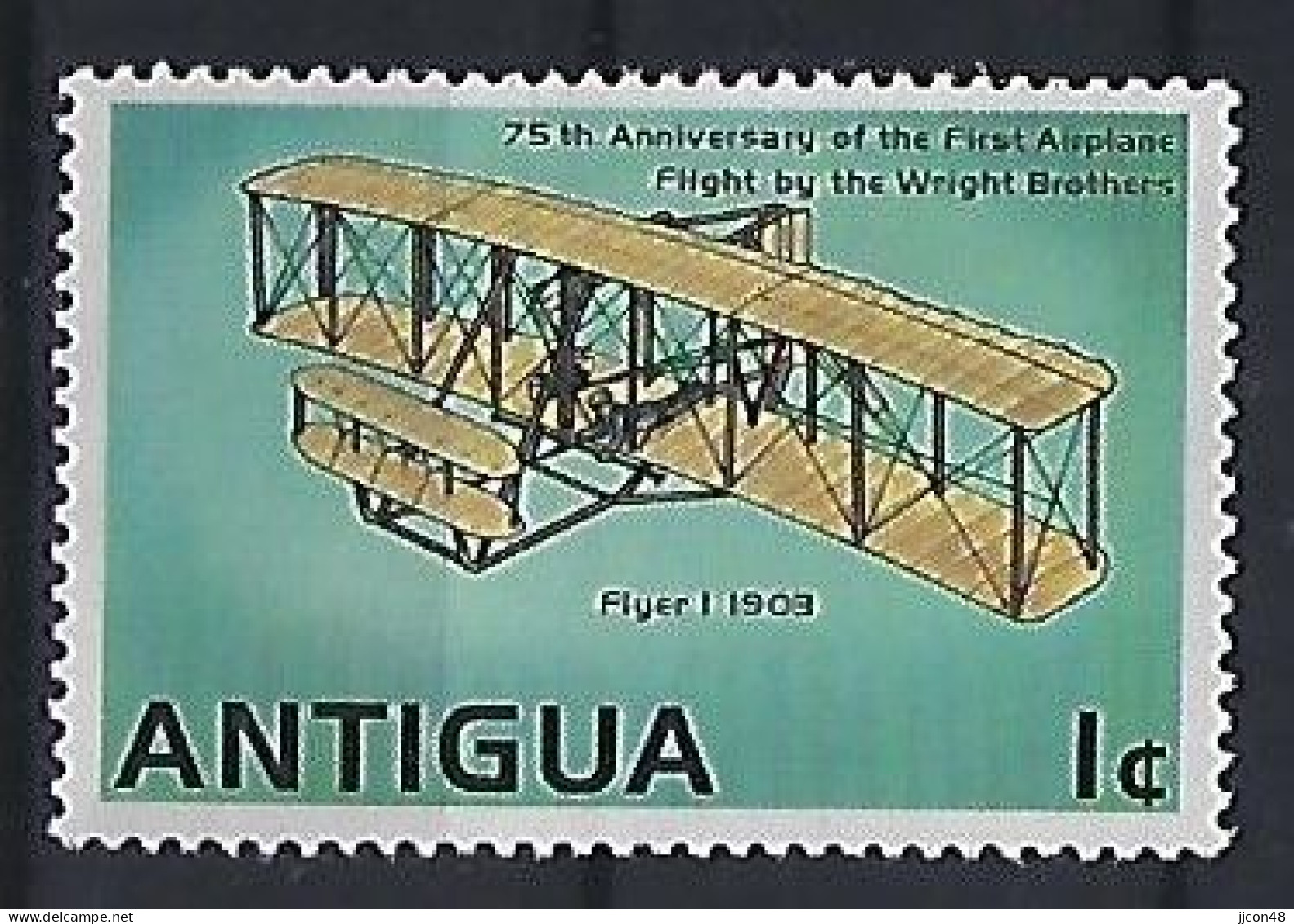 Antigua 1978  75th Ann.of Powered Flight (**) MNH - 1960-1981 Ministerial Government