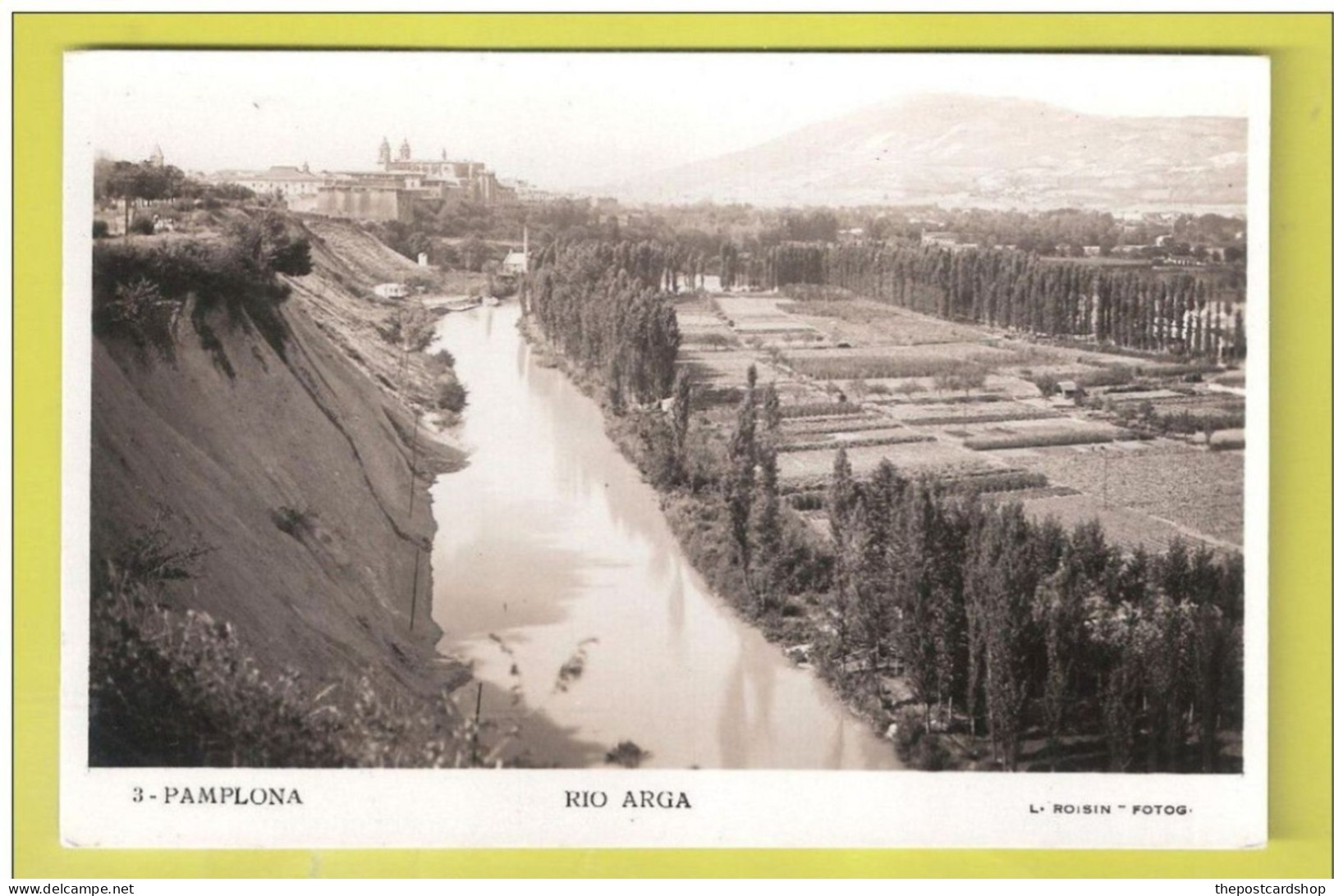 RP Pamplona No.3 RIO ARGA L ROISON PHOTOS UNUSED Navarra Spain - Navarra (Pamplona)