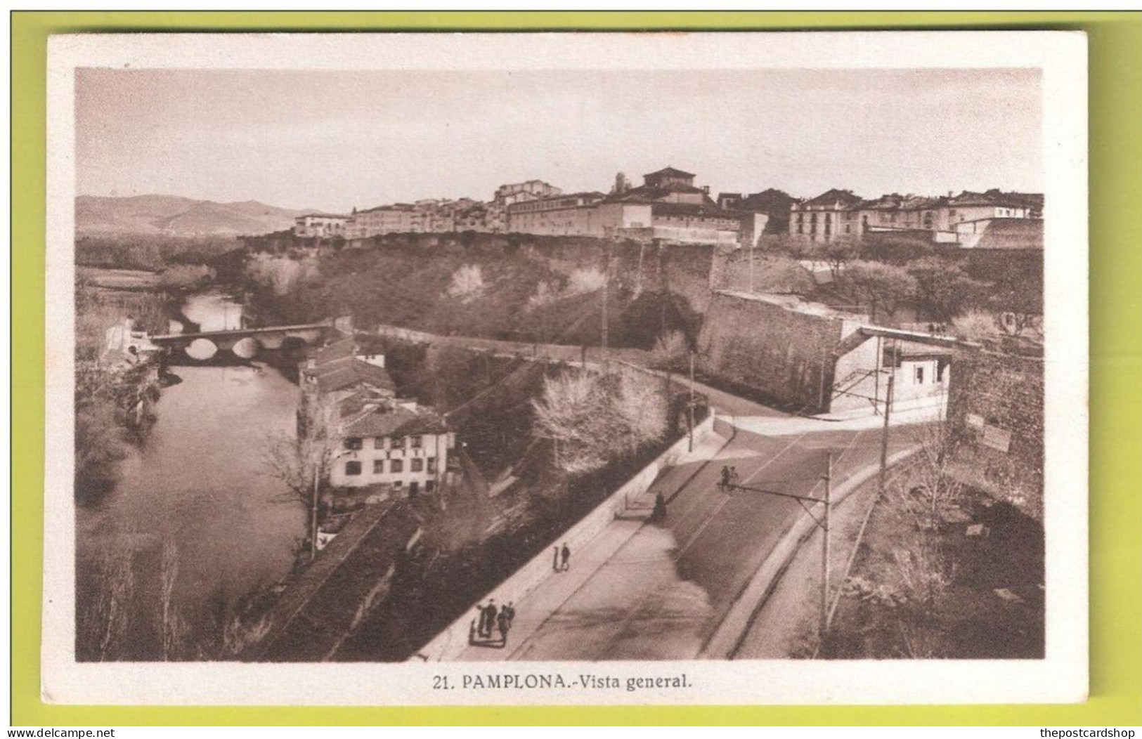 Pamplona No.21 VISTA GENERALS Navarra Spain UNUSED L ROISON - Navarra (Pamplona)