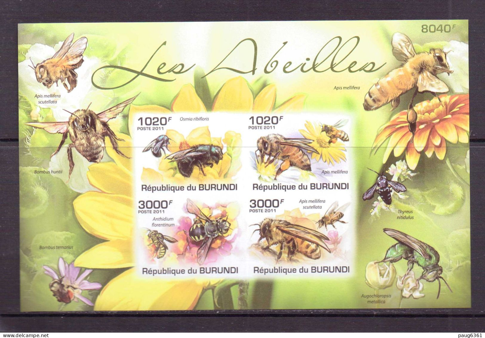 BURUNDI 2011 ABEILLES  YVERT N°B146 NEUF MNH** - Abeilles