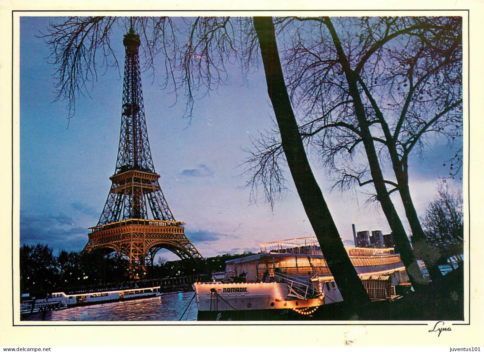 CPSM Paris-Tour Eiffel-Timbre     L2289 - Tour Eiffel