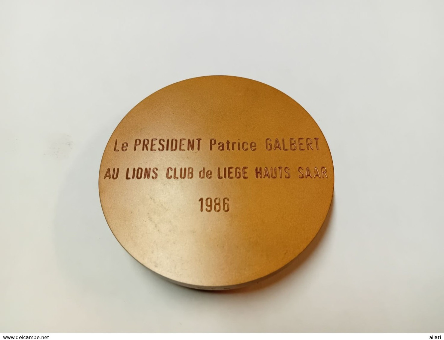 Médaille Le Lion De La Province De Liége - Professionnels / De Société