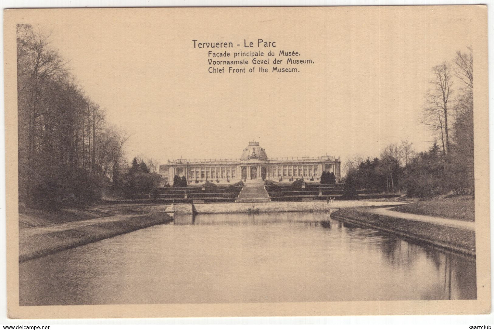 Tervueren - Le Parc - Facade Principale Du Musée / Voornaamste Gevel Van Het Museum - (Belgique/België) - Tervuren