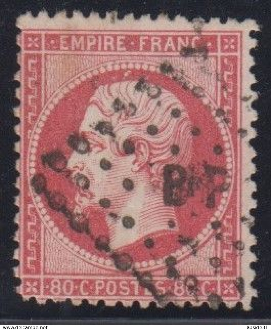 Napoléon N° 24  Oblitéré  - Cote : 60 € - 1862 Napoléon III