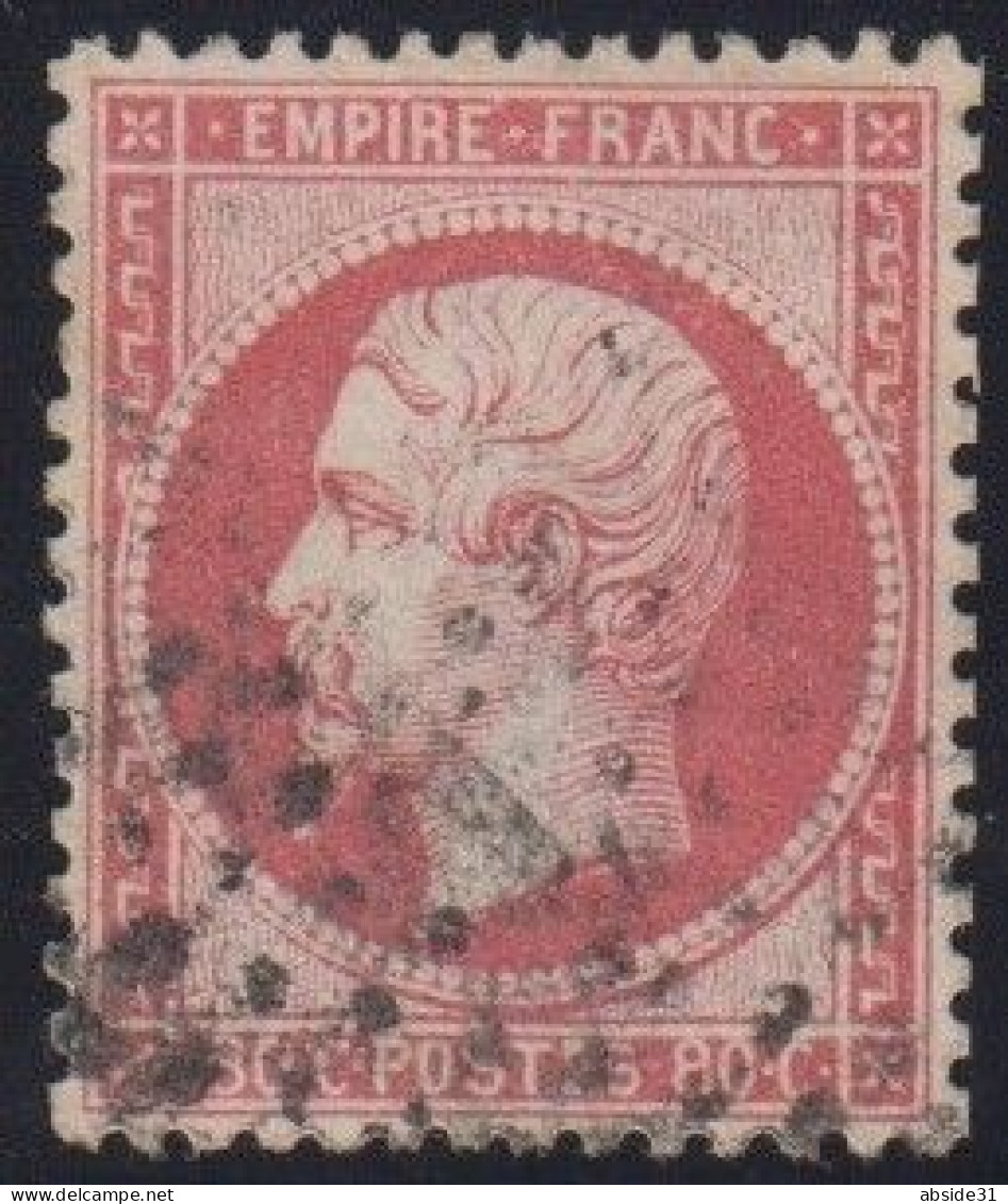 Napoléon N° 24  Oblitéré  - Cote : 60 € - 1862 Napoléon III