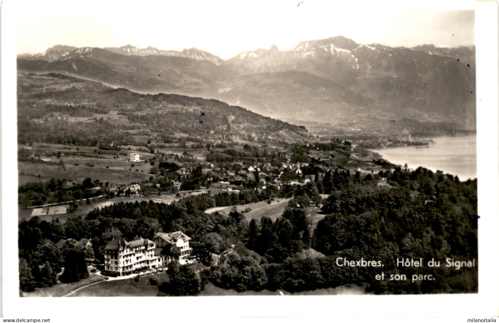 Chexbres - Hotel Du Signal Et Son Parc (1260) * 26. 9. 1969 - Chexbres