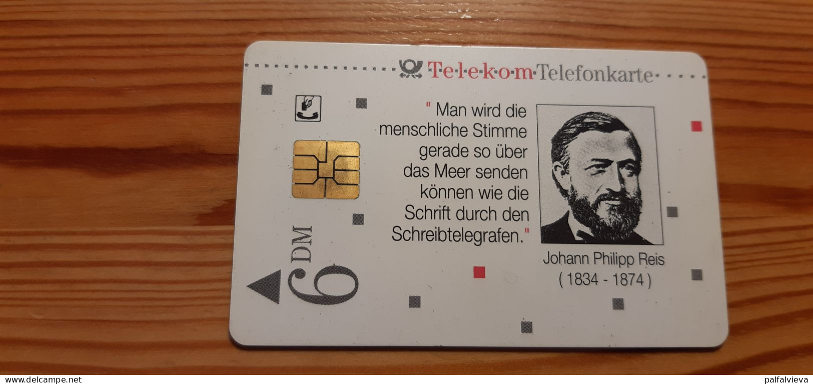 Phonecard Germany A 10 03.94.Johann Philipp Reis 55.000 Ex. - A + AD-Serie : Pubblicitarie Della Telecom Tedesca AG