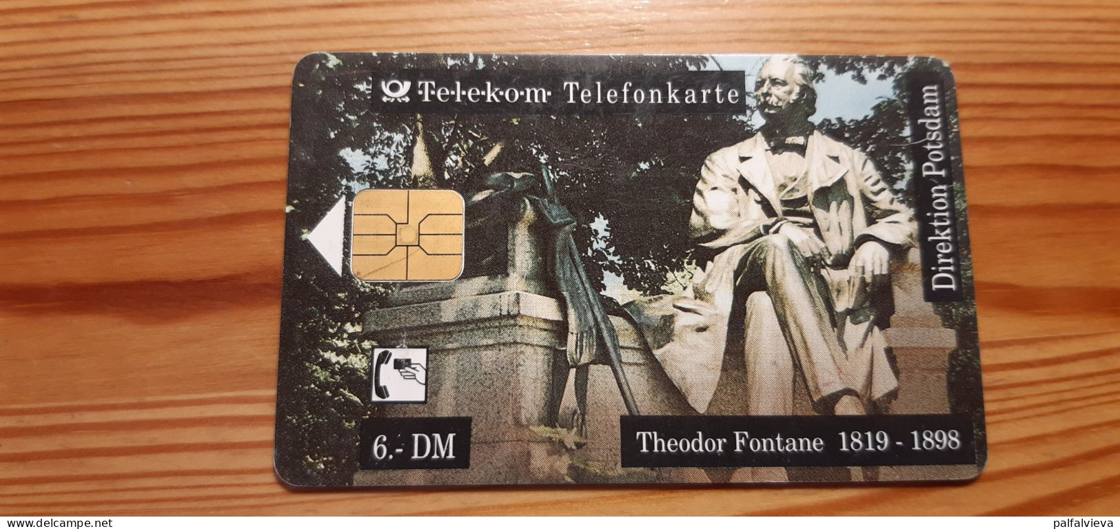 Phonecard Germany A 11 08.92. Direktion Potsdam, Theodor Fontane, Rheinsberg Castle 50.000 Ex. - A + AD-Series : Werbekarten Der Dt. Telekom AG