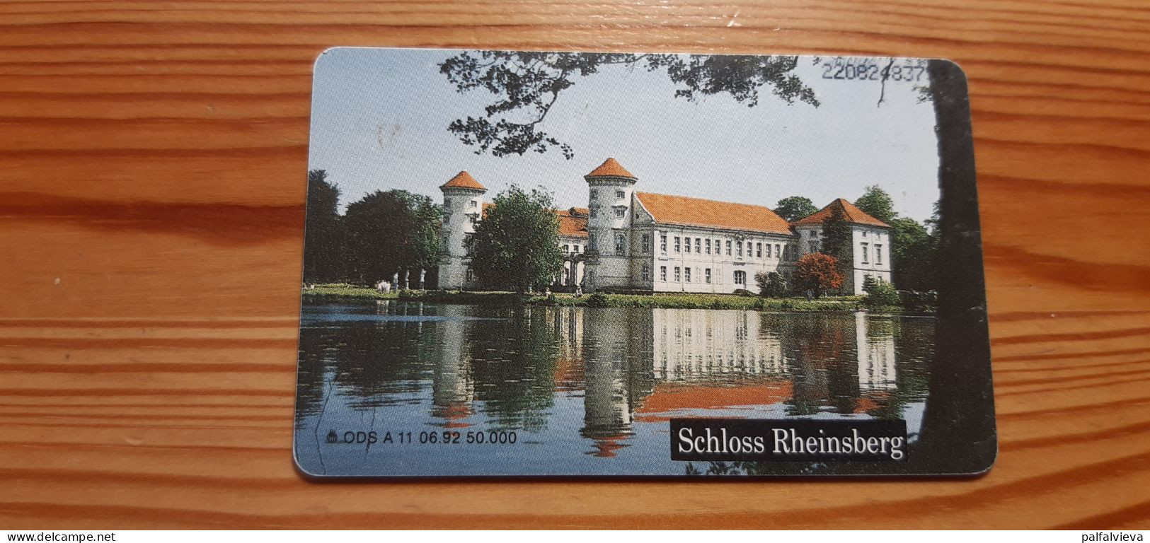 Phonecard Germany A 11 08.92. Direktion Potsdam, Theodor Fontane, Rheinsberg Castle 50.000 Ex. - A + AD-Series : D. Telekom AG Advertisement