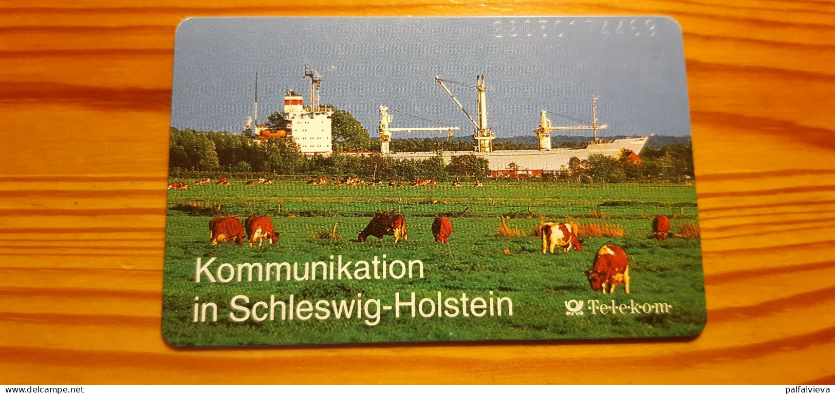 Phonecard Germany A 20 07.91. 2. Aufl. Schleswig-Holstein, Cow 40.000 Ex. - A + AD-Reeks :  Advertenties Van D. Telekom AG