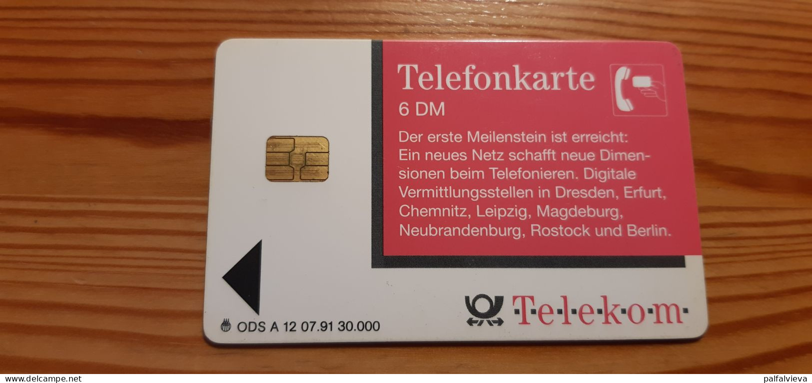 Phonecard Germany A 12 07.91. 30.000 Ex. - A + AD-Series : D. Telekom AG Advertisement