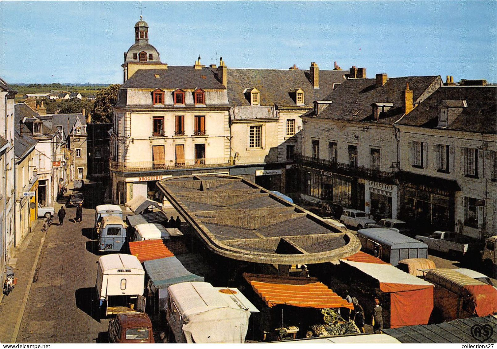 72-CHATEAU-DU-LOIR- LA PLACE DU MARCHE - Chateau Du Loir