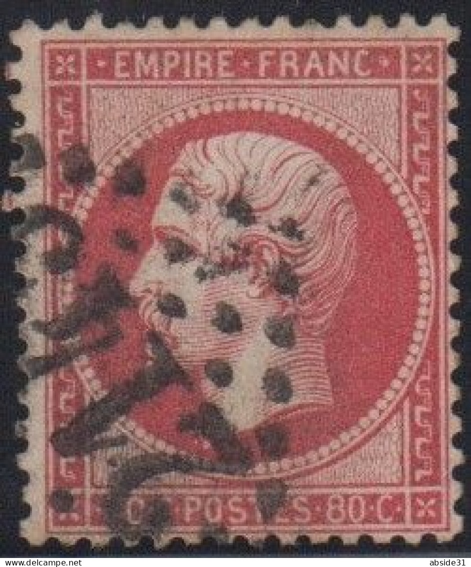 Napoléon N° 24  Oblitéré  - Cote : 60 € - 1862 Napoléon III