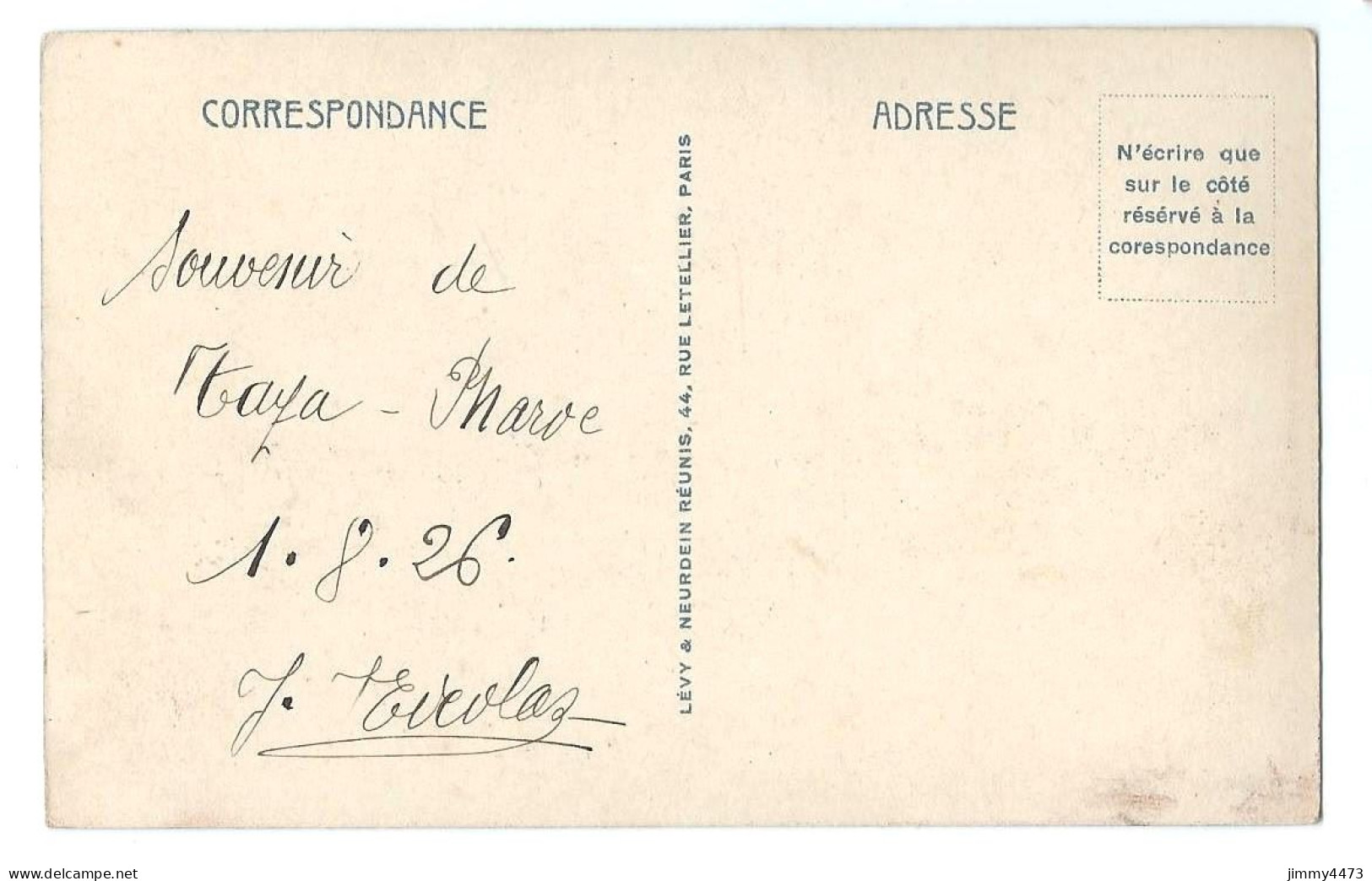 CPA - SCENES ET TYPES - Un Douar En 1926 - L L - N° 6106 - Edit. Lévy & Neurdein - Non Classés
