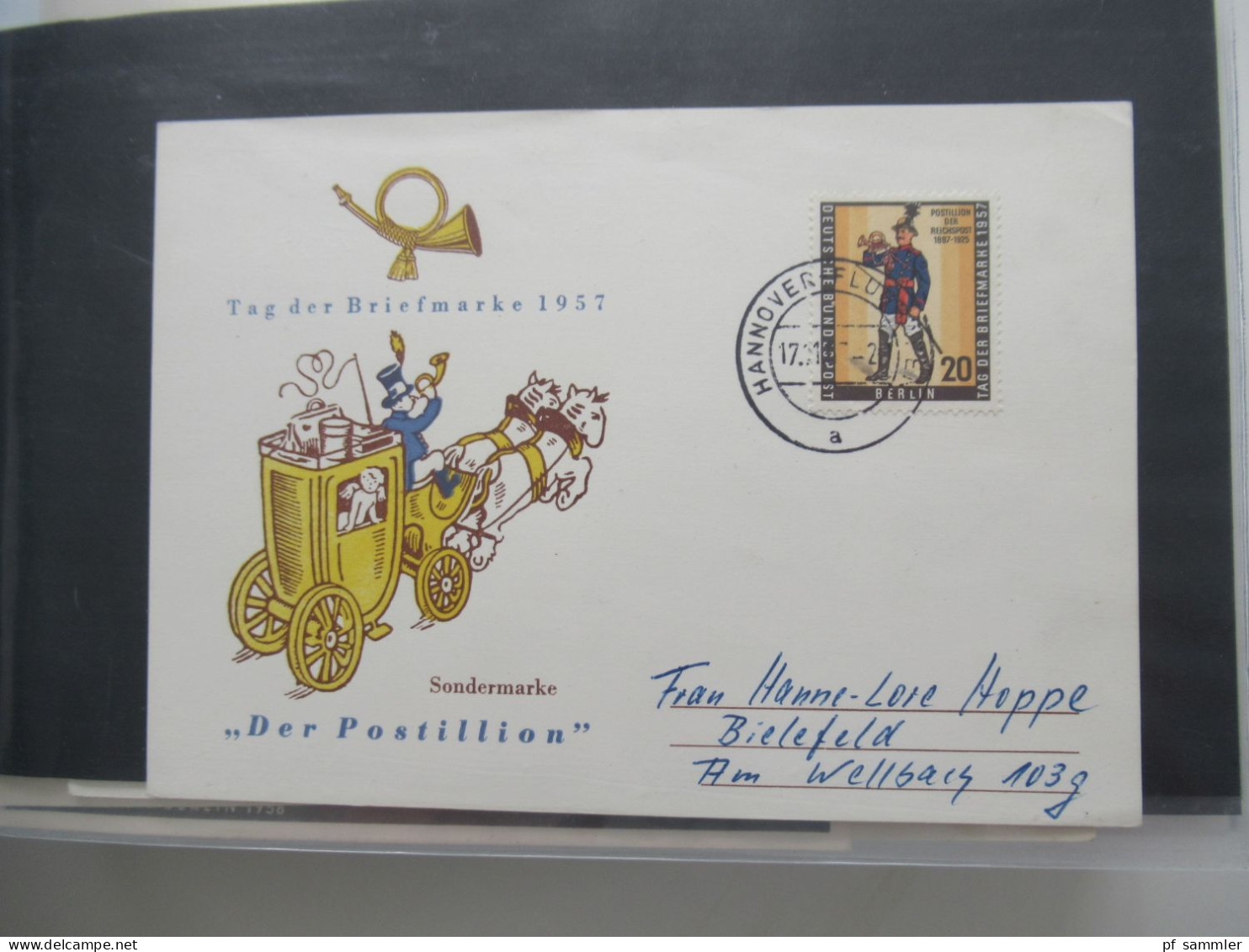 Berlin Belegeposten Im Album Ab 1955 - 1978 Mit AK / Sonderbelege / Sonderstempel BRD / FDC Usw. Stöberposten!! - Sammlungen (im Alben)