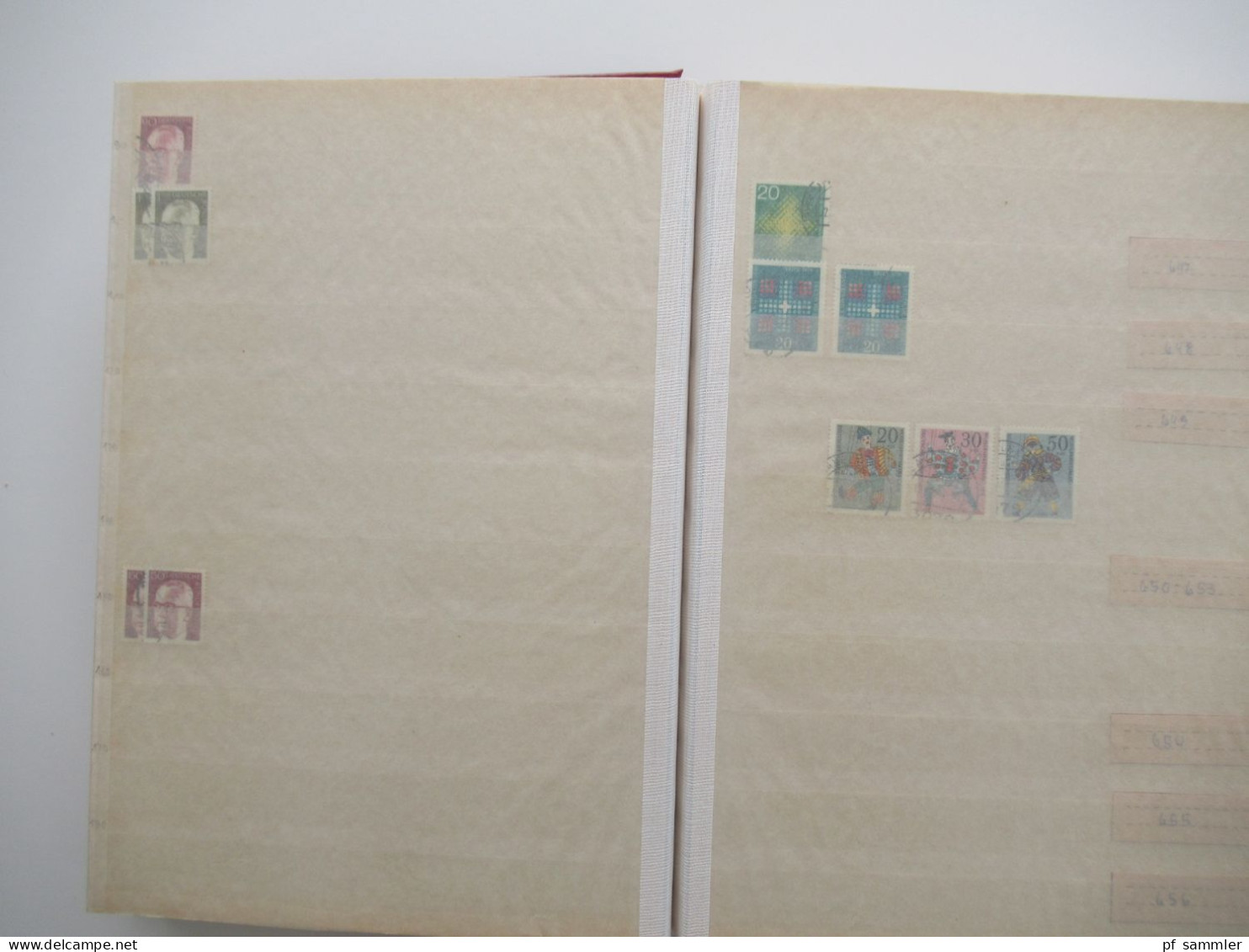 Album / Steckbuch / Lagerbuch BRD Ab 1970 - 73 Mit Blocks Teils Mehrfach!! ** / Gestempelt! Stöberposten - Sammlungen (im Alben)