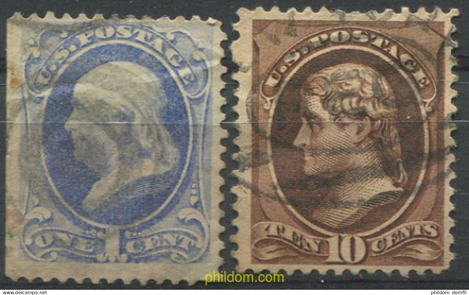 707337 USED ESTADOS UNIDOS 1870 PRESIDENTES Y POLITICOS - Unused Stamps