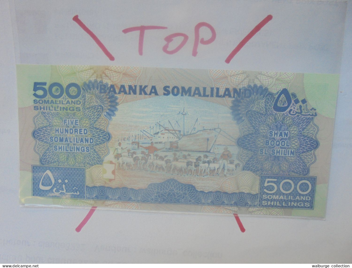 SOMALILAND 500 SHILLINGS 2011 Neuf (B.29) - Somalia