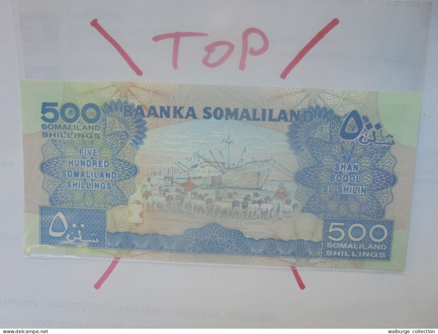 SOMALILAND 500 SHILLINGS 2011 Neuf (B.29) - Somalie