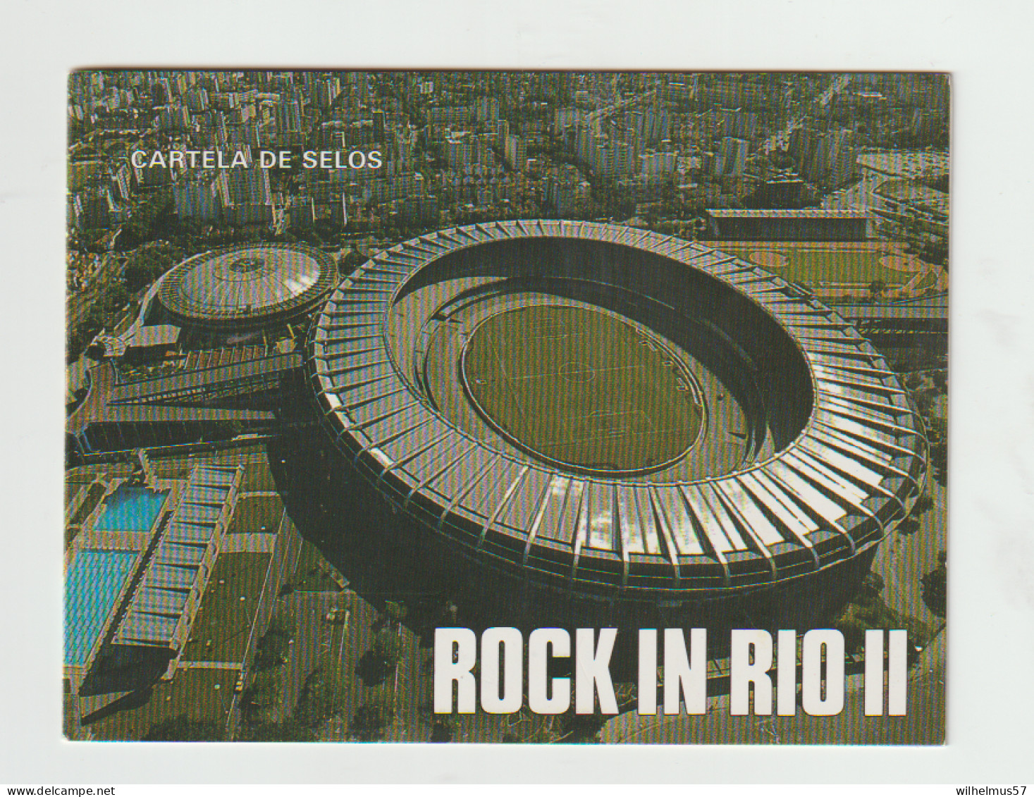 Brasil 1991 Stamp Booklet Rock In Rio II MNH - Cuadernillos