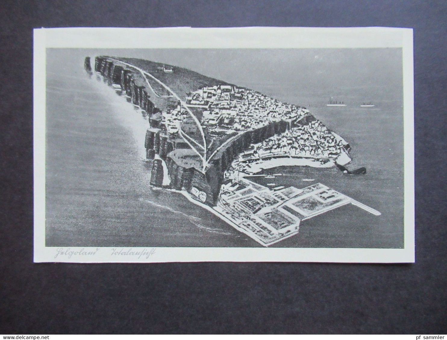 AK Um 1940 Foto AK Helgoland Totalansicht / Panorama Verlag Julius Simonsen Oldenburg In Holstein - Helgoland