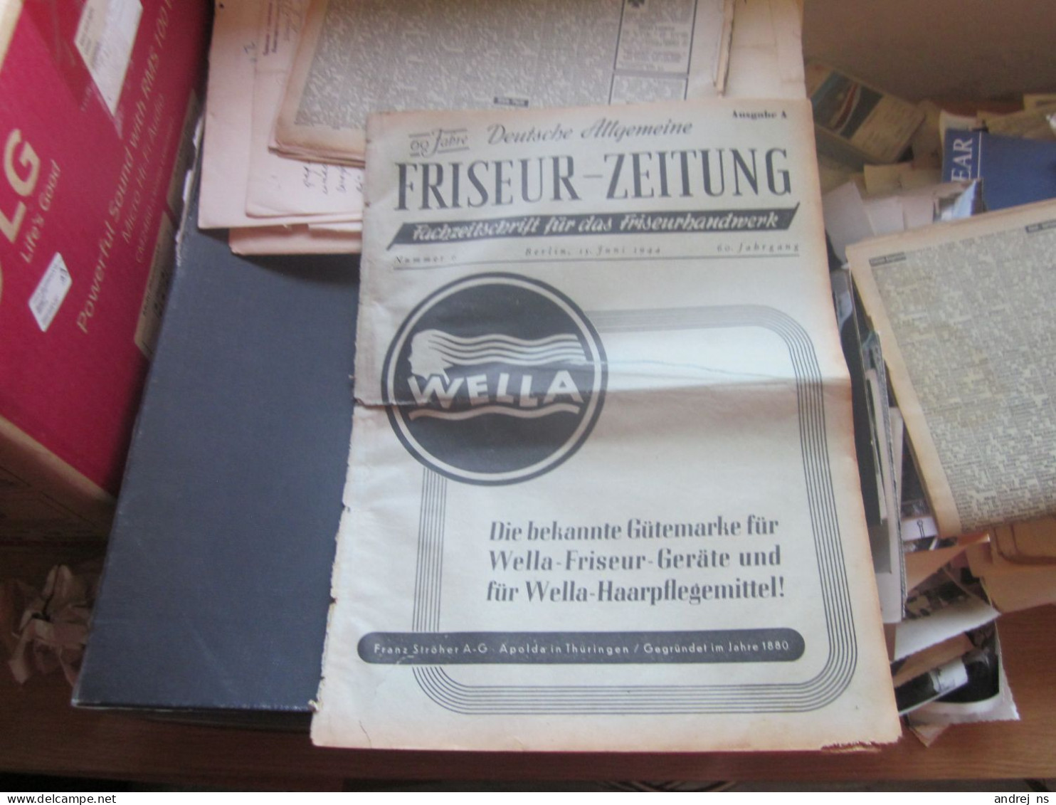 Deutsche Allgemeine Friseur Zeitung Fachzeitschrift Fur Das Friseurhandwerk Berlin 1944 WW2 Hairstyles, Hairstyles, Fas - Moda