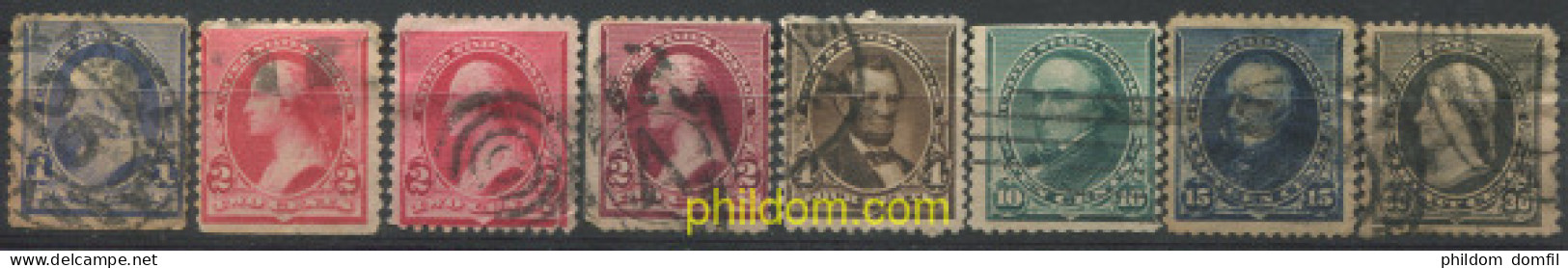 707343 USED ESTADOS UNIDOS 1890 DENTADOS 12 - Nuevos